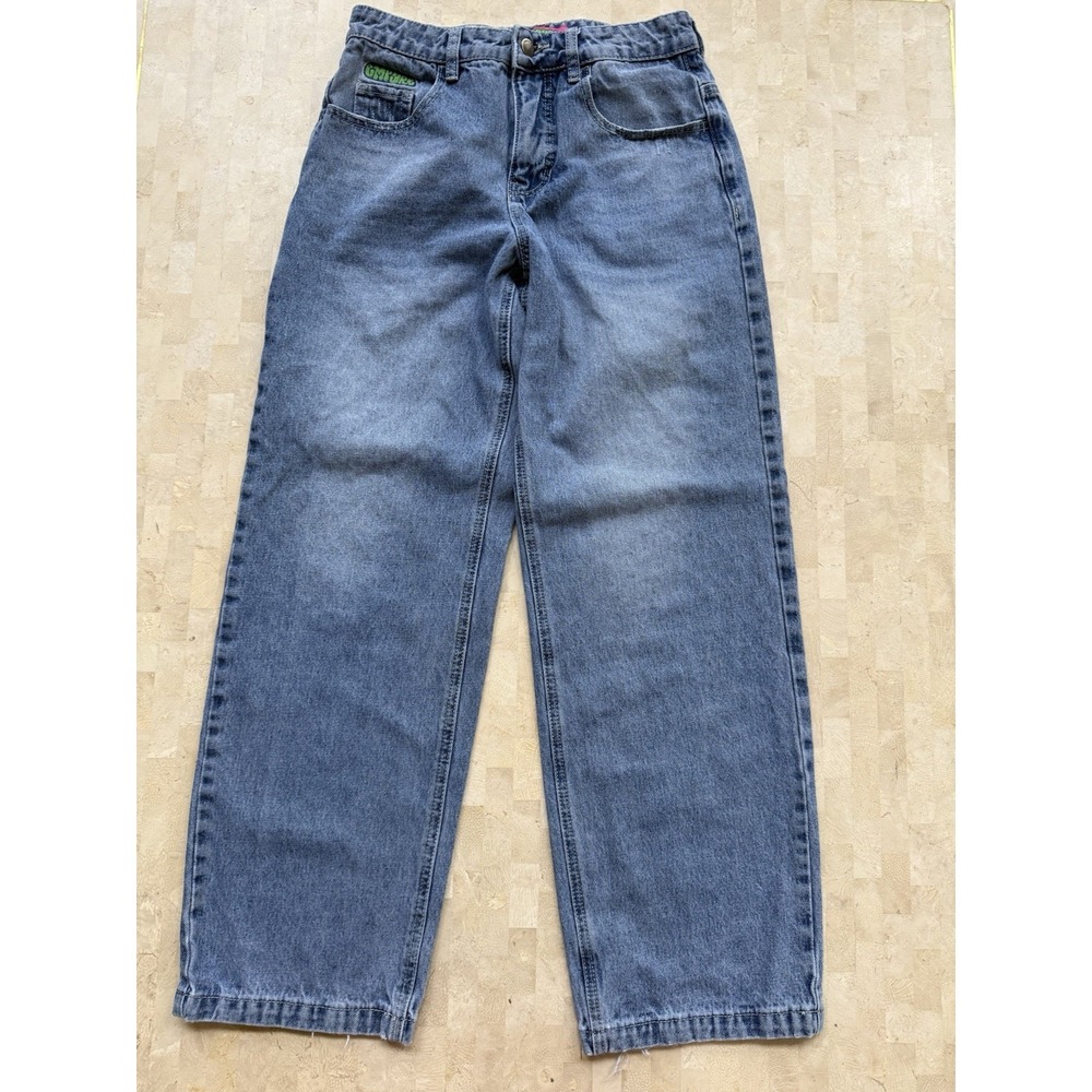 Empyre Jeans Womens Medium Wash Blue Denim Skate Baggy Streetwear Y2K‎ Size 2